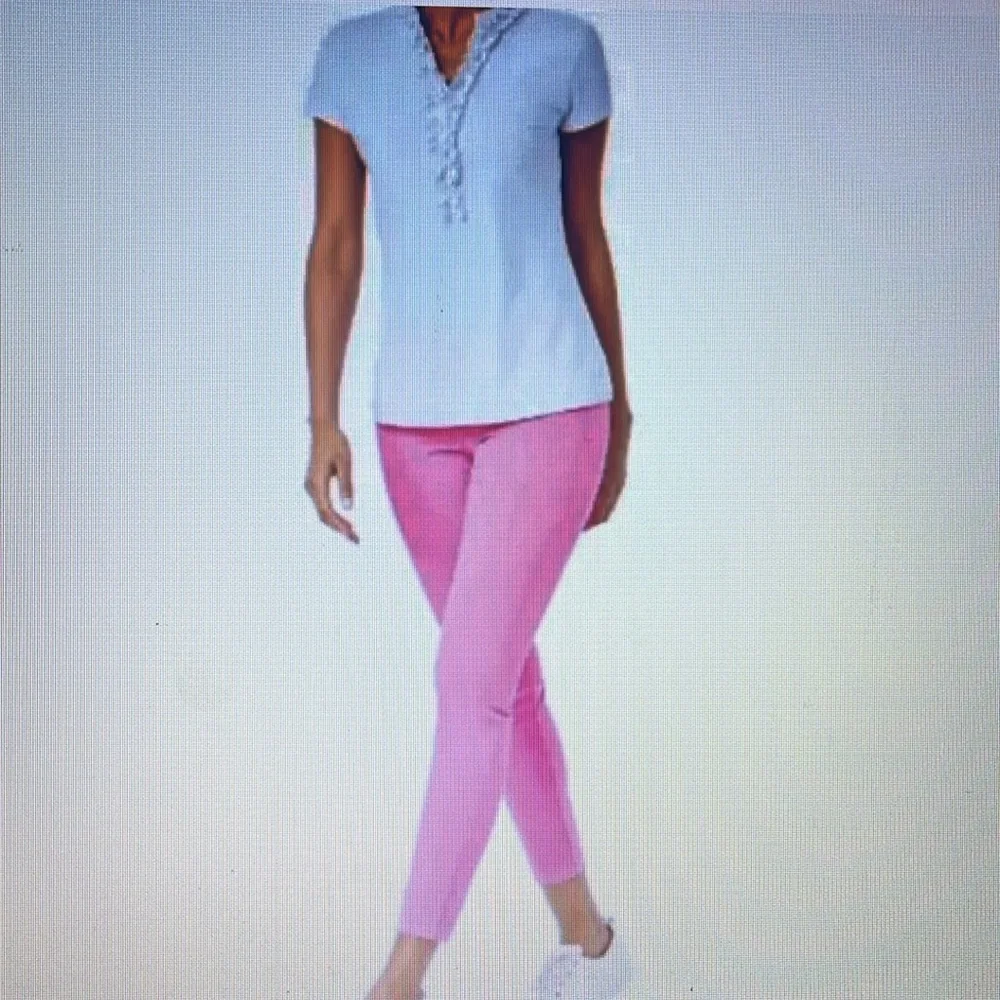 EUC! Lilly Pulitzer Corso Pant Aura Pink Sz 8 - Picture 13 of 13